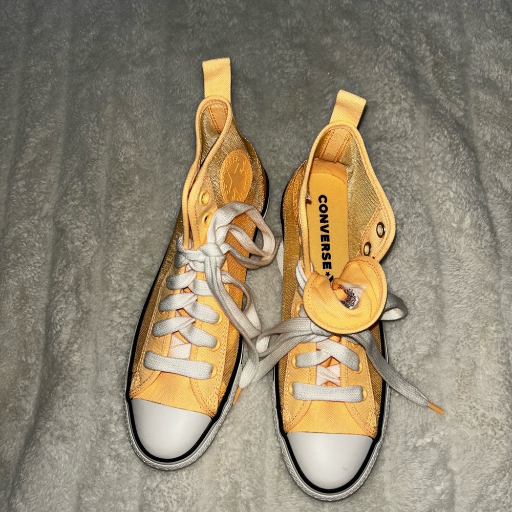 Converse Neon Orange High-Tops